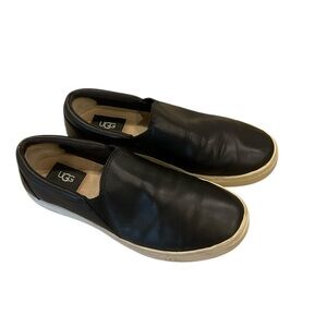 UGG leather slip on shoes size 8